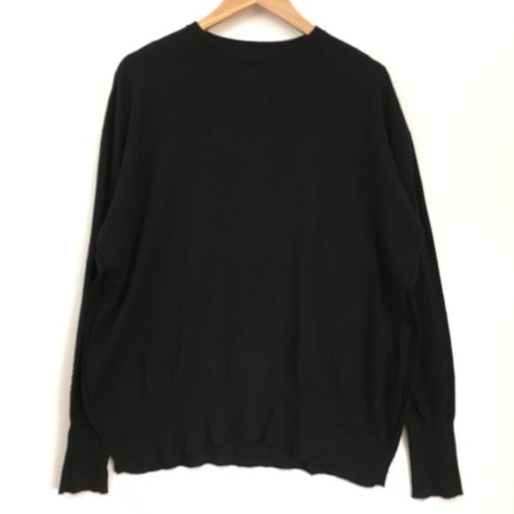 Unbranded Sweaters - Crew Neck Sweater Made in Korea Womens Size Large Long Sleeve Black